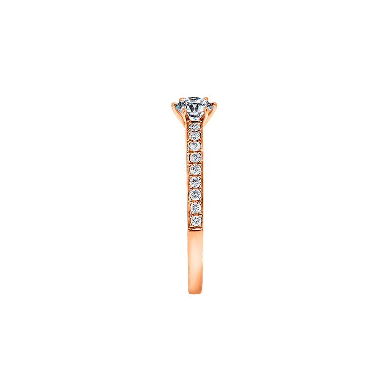 Giorgia Rose  <p>  Engagement Ring </p> <p> 18k Rose gold and diamond </p> <p> <FONT SIZE=2>  DR68544M02M18R </font> </p>