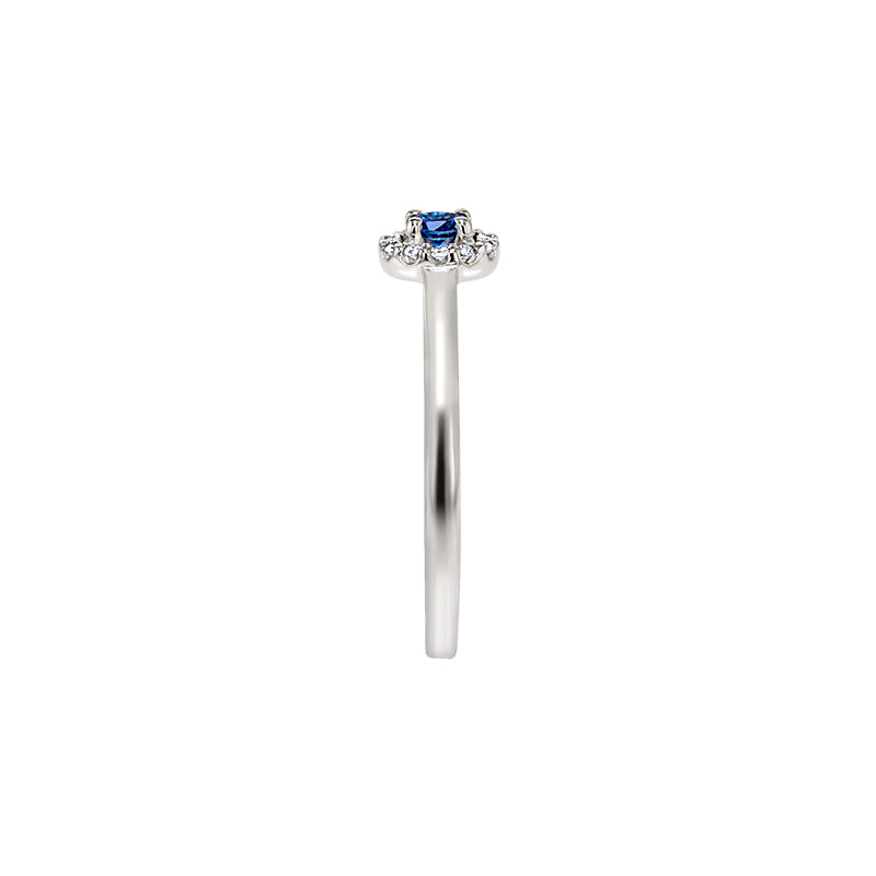 Giorgia Rose  <p>  Engagement Ring </p> <p> 18k White gold and Sapphire </p> <p> <FONT SIZE=2>  Cgr001 </font> </p>