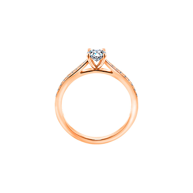 Giorgia Rose  <p>  Engagement Ring </p> <p> 18k Rose gold and diamond </p> <p> <FONT SIZE=2>  DR88108S02M18R </font> </p>