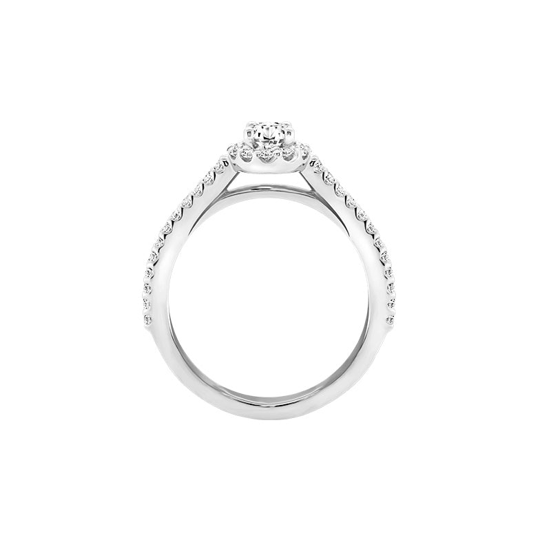 Giorgia Rose  <p>  Engagement Ring </p> <p> 18k White gold and diamond </p> <p> <FONT SIZE=2>  CGR003 </font> </p>