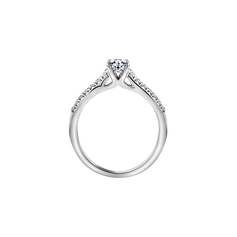 Giorgia Rose  <p>  Engagement Ring </p> <p> 18k White gold and diamond </p> <p> <FONT SIZE=2>  DR85998S02M18W </font> </p>