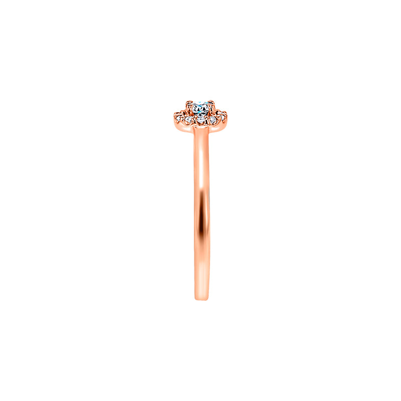 Giorgia Rose  <p>  Engagement Ring </p> <p> 18k Rose gold and diamond </p> <p> <FONT SIZE=2>  Cgr001 </font> </p>