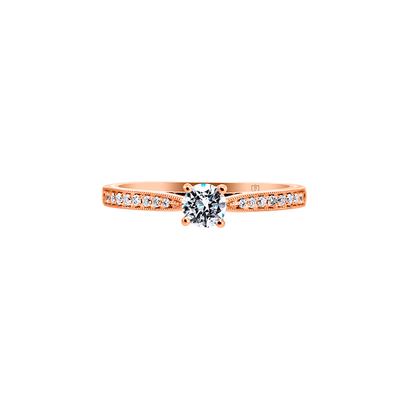 Giorgia Rose  <p>  Engagement Ring </p> <p> 18k Rose gold and diamond </p> <p> <FONT SIZE=2>  DR88108S02M18R </font> </p>