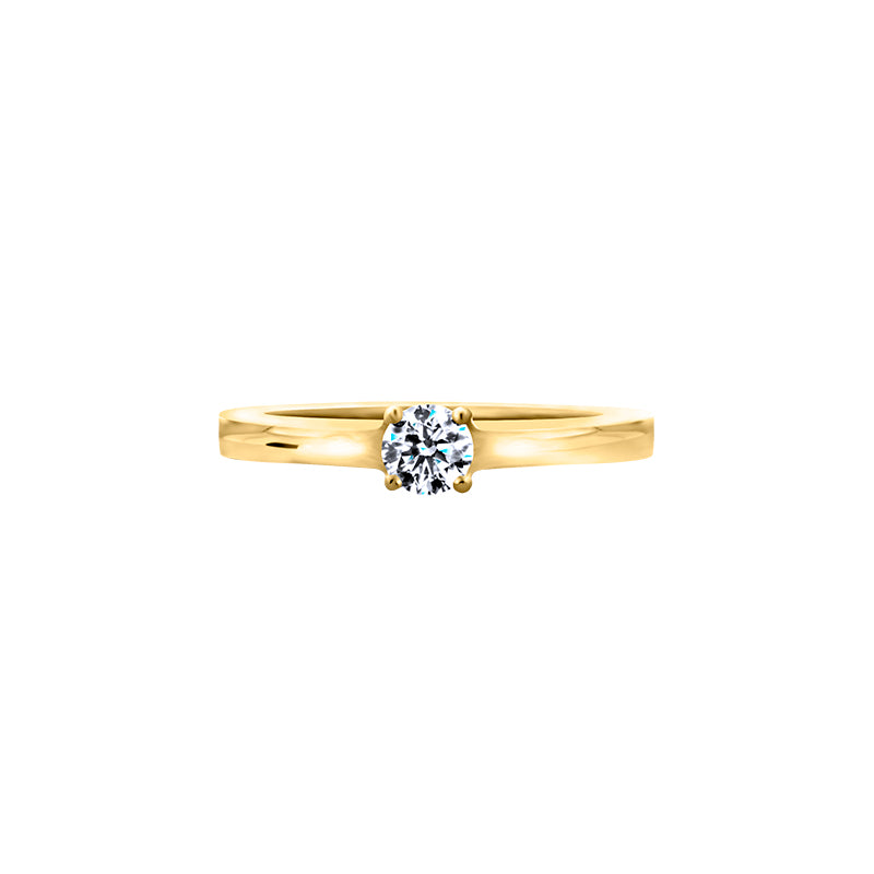 Giorgia Rose  <p>  Engagement Ring </p> <p> 18k Yellow gold and diamond </p> <p> <FONT SIZE=2>  CGR002 </font> </p>