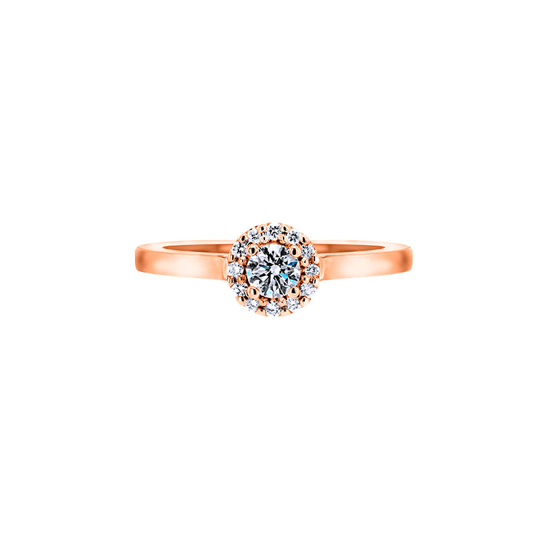 Giorgia Rose  <p>  Engagement Ring </p> <p> 18k Rose gold and diamond </p> <p> <FONT SIZE=2>  Cgr001 </font> </p>