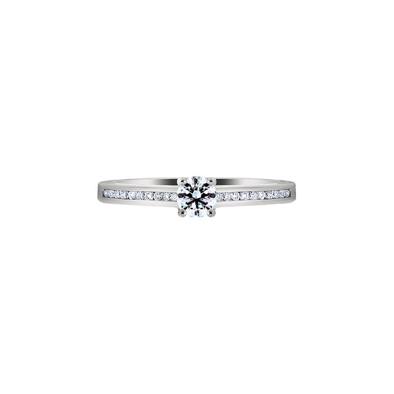 Giorgia Rose  <p>  Engagement Ring </p> <p> 18k White gold and diamond </p> <p> <FONT SIZE=2>  DR85737S02M18W </font> </p>