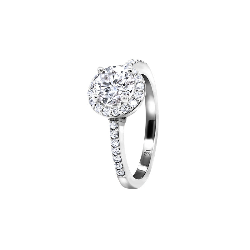 Giorgia Rose  <p>  Engagement Ring </p> <p> 18k White gold, diamond </p> <p> <FONT SIZE=2>  CGR005 </font> </p>