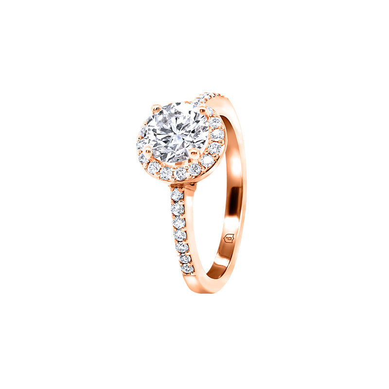 Giorgia Rose  <p>  Engagement Ring </p> <p> 18k Rose gold, diamond </p> <p> <FONT SIZE=2>  CGR005 </font> </p>