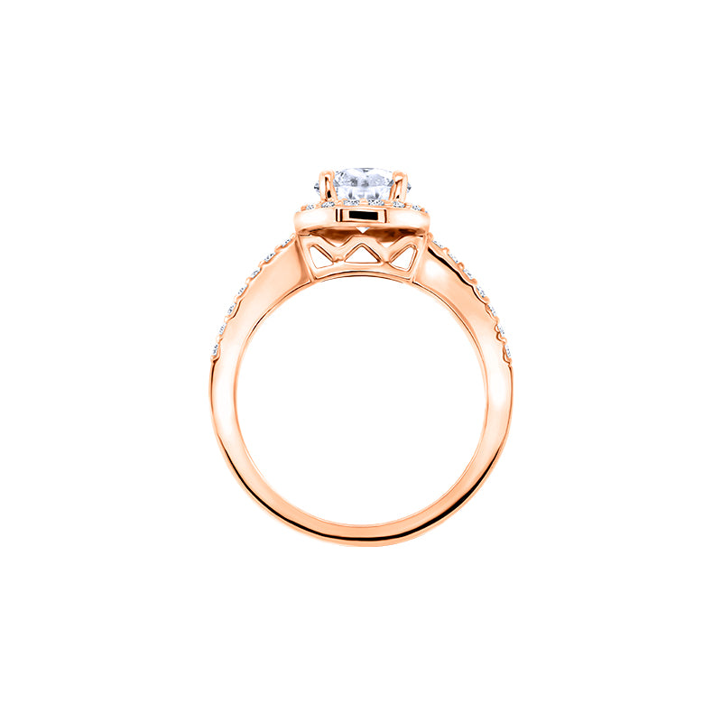 Giorgia Rose  <p>  Engagement Ring </p> <p> 18k Rose gold, diamond </p> <p> <FONT SIZE=2>  CGR005 </font> </p>