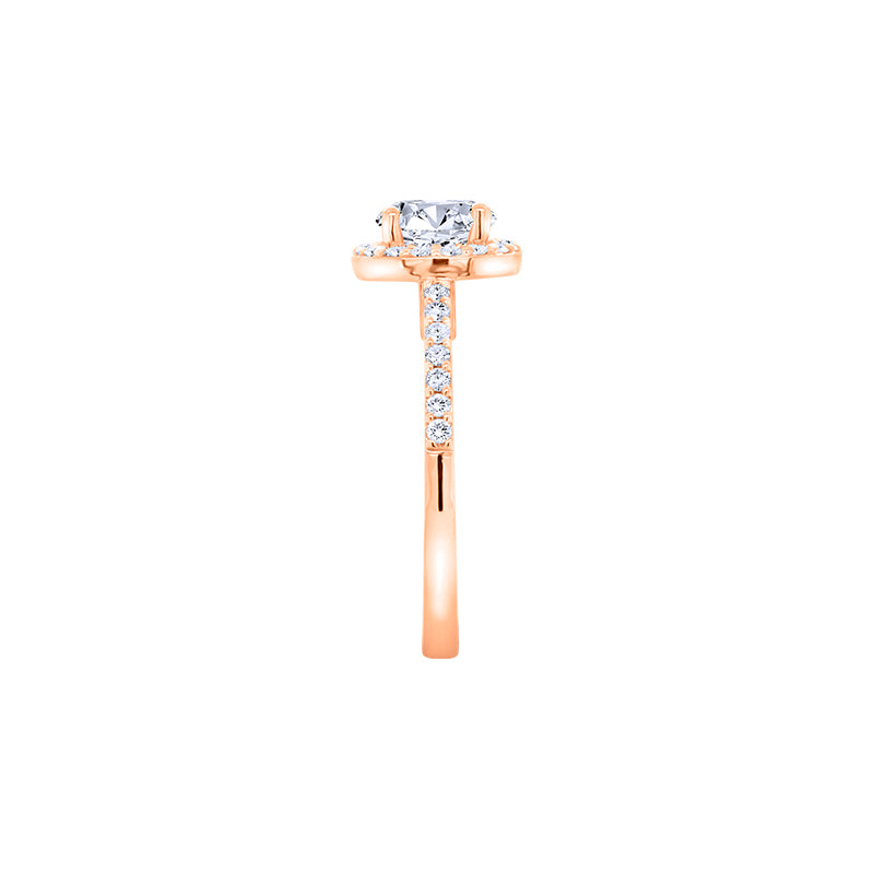 Giorgia Rose  <p>  Engagement Ring </p> <p> 18k Rose gold, diamond </p> <p> <FONT SIZE=2>  CGR005 </font> </p>