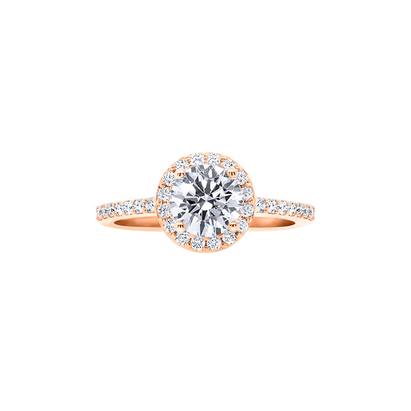 Giorgia Rose  <p>  Engagement Ring </p> <p> 18k Rose gold, diamond </p> <p> <FONT SIZE=2>  CGR005 </font> </p>