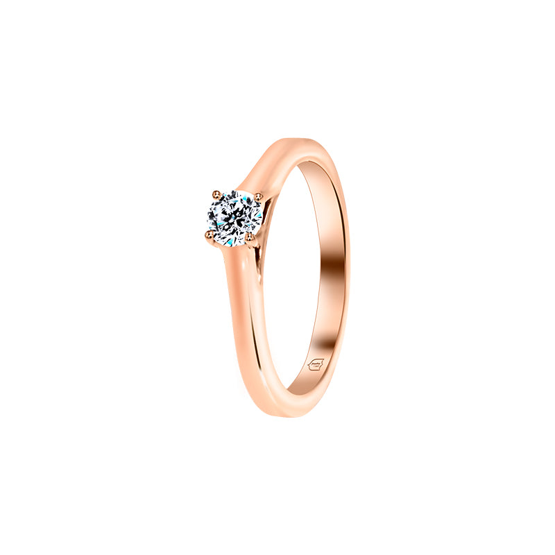 Giorgia Rose  <p>  Engagement Ring </p> <p> 18k Rose gold and diamond </p> <p> <FONT SIZE=2>  CGR002 </font> </p>