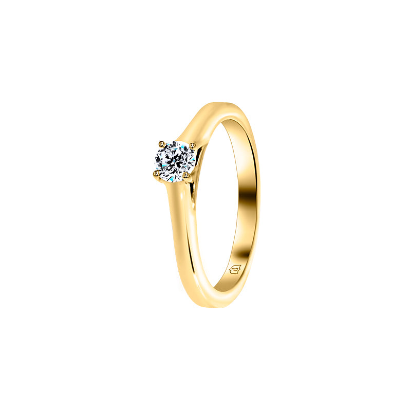 Giorgia Rose  <p>  Engagement Ring </p> <p> 18k Yellow gold and diamond </p> <p> <FONT SIZE=2>  CGR002 </font> </p>