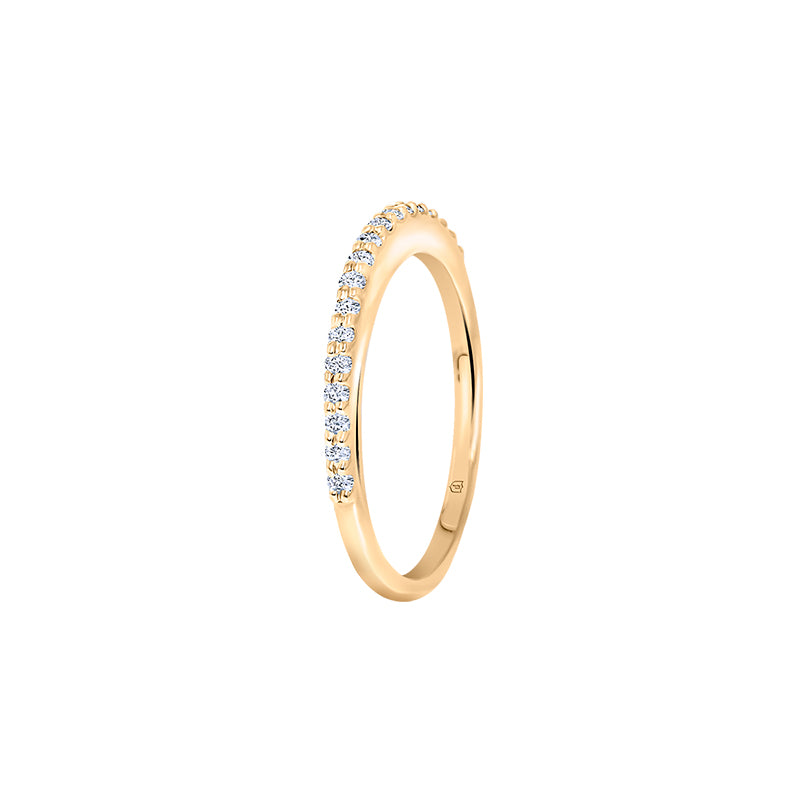 Giorgia Rose  <p>  Wedding Ring </p> <p> 18k Yellow gold and diamond  </p> <p> <FONT SIZE=2>  AGR002 </font> </p>