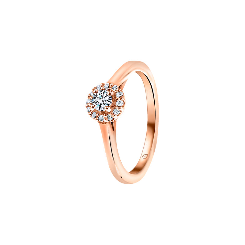 Giorgia Rose  <p>  Engagement Ring </p> <p> 18k Rose gold and diamond </p> <p> <FONT SIZE=2>  Cgr001 </font> </p>