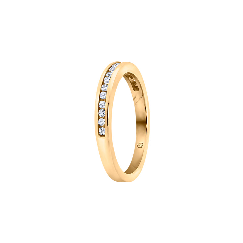 Giorgia Rose  <p>  Wedding Ring </p> <p> 18k Yellow gold and diamond  </p> <p> <FONT SIZE=2>  AGR003 </font> </p>