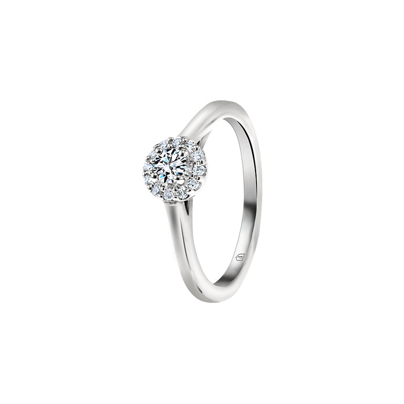 Giorgia Rose  <p>  Engagement Ring </p> <p> 18k white gold and diamond </p> <p> <FONT SIZE=2>  Cgr001 </font> </p>