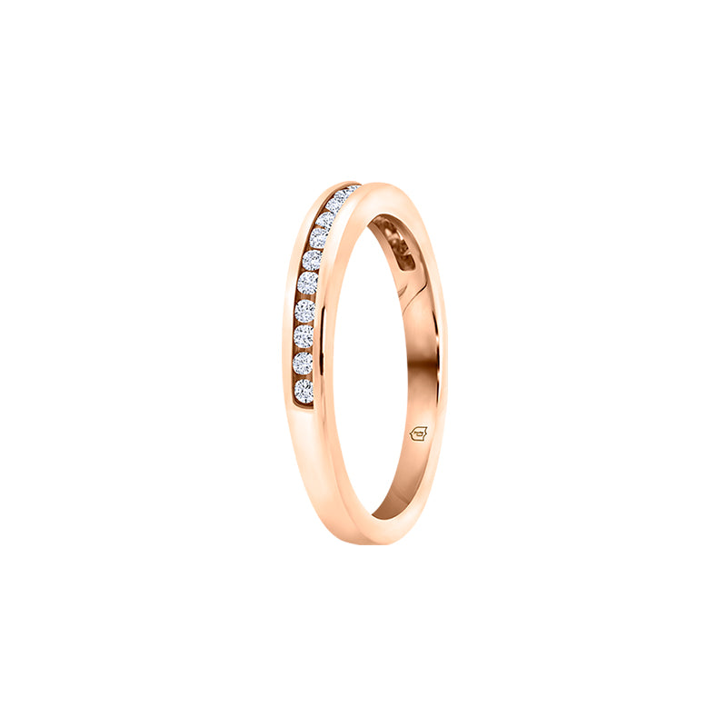 Giorgia Rose  <p>  Wedding Ring </p> <p> 18k Rose gold and diamond  </p> <p> <FONT SIZE=2>  AGR003 </font> </p>