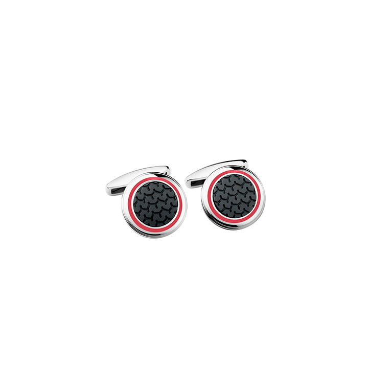 CHOPARD  <p> Cufflink Mille Miglia Red </p> <p> Rubber </p> <p> <FONT SIZE=2>  95014-0025 </font> </p>