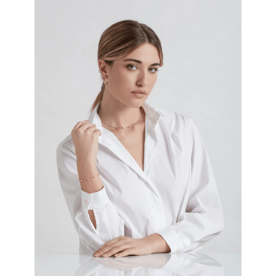 MARCO BICEGO  <p>  Necklace </p> <p> 18k White gold and diamond </p> <p> <FONT SIZE=2>  CB608-B4 </font> </p>