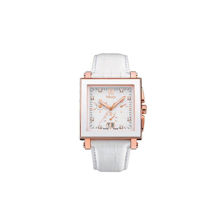 FENDI  <p> Watch </p> <p> Steel, rose gold and ceramic </p> <p> <FONT SIZE=2>  F658144D </font> </p>