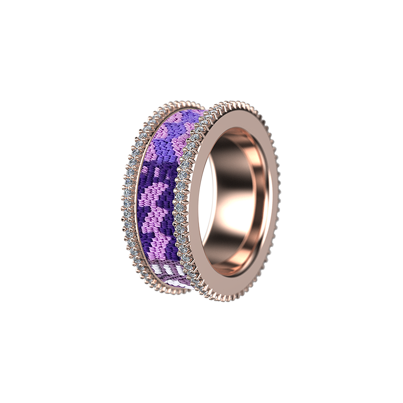 ATITYA <p>  Ring San Jorge  </p <p> 18k Rose Gold and diamond </p><p> <FONT SIZE=2> SanJorge6 </font> </p>