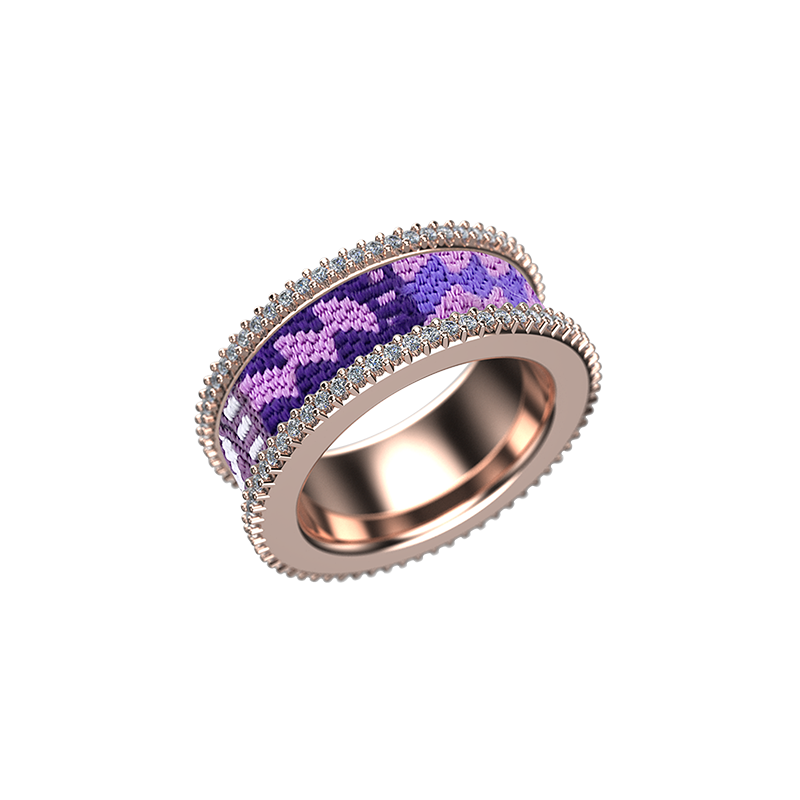 ATITYA <p>  Ring San Jorge  </p <p> 18k Rose Gold and diamond </p><p> <FONT SIZE=2> SanJorge6 </font> </p>