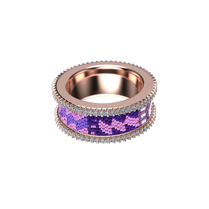 ATITYA <p>  Ring San Jorge  </p <p> 18k Rose Gold and diamond </p><p> <FONT SIZE=2> SanJorge6 </font> </p>