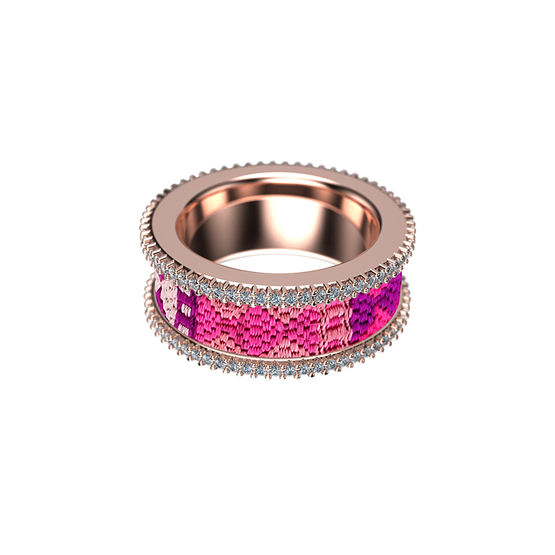 ATITYA <p>  Ring San Marcos </p> <p> 18k Rose gold and diamond  </p><p>  <FONT SIZE=2>  SanMarcos6 </font> </p>