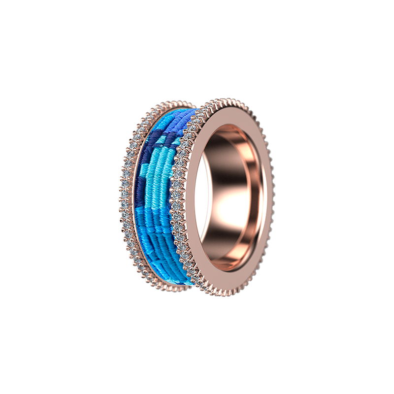ATITYA <p> Ring Santa Catarina  </p><p> 18k Rose gold and diamond </p><p> <FONT SIZE=2>  Santa Catarina 5 </font> </p>
