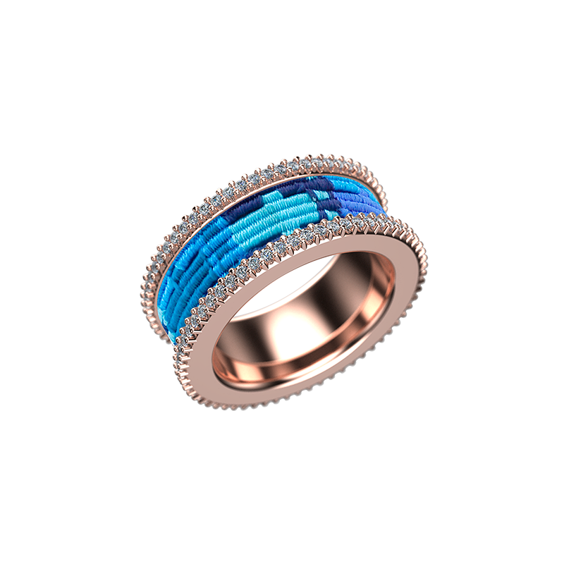 ATITYA <p> Ring Santa Catarina  </p><p> 18k Rose gold and diamond </p><p> <FONT SIZE=2>  Santa Catarina 5 </font> </p>