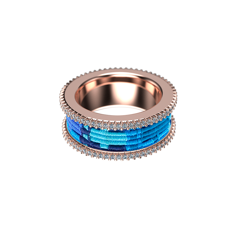 ATITYA <p> Ring Santa Catarina  </p><p> 18k Rose gold and diamond </p><p> <FONT SIZE=2>  Santa Catarina 5 </font> </p>