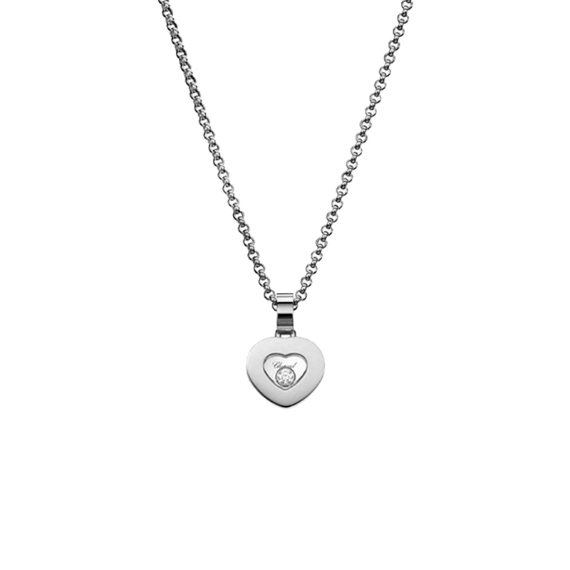 CHOPARD  <p>  Pendant  Happy Diamond</p> <p> 18k White gold diamond </p> <p> <FONT SIZE=2>  792897-1001 </font> </p>