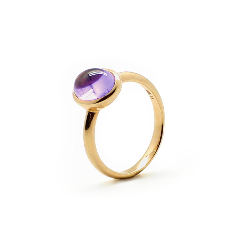 MARCO BICEGO <p> Ring Confetti Gemme </p> <p> 18k Yellow gold and Amethyst </p> <p> <FONT SIZE=2>  AB448-AL01 </font> </p>