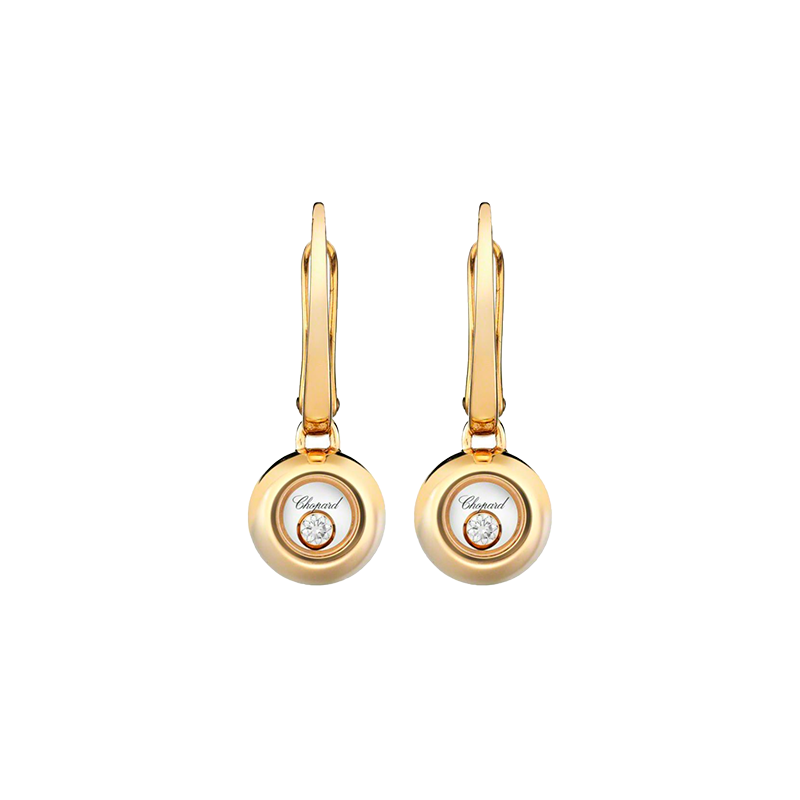 CHOPARD  <p> Earring  Miss happy   </p> <p> 18k Rose gold and diamond </p> <p> <FONT SIZE=2> 839011-5001 </font> </p>