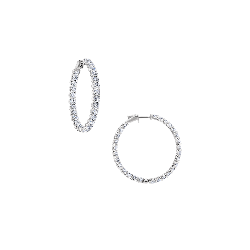 Eco by Papidu <p>  Earring </p> <p> 14k white gold  </p> <p> <FONT SIZE=2> 14799 </font> </p>