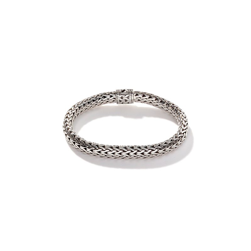 JOHN HARDY <p>  Bracelet Classic Chain </p> <p> Silver 925 and diamond </p> <p> <FONT SIZE=2> BB90400CXM </font> </p>