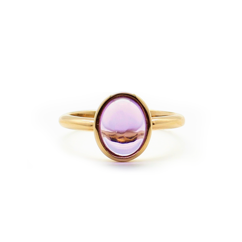 MARCO BICEGO <p> Ring Confetti Gemme </p> <p> 18k Yellow gold and Amethyst </p> <p> <FONT SIZE=2>  AB448-AL01 </font> </p>