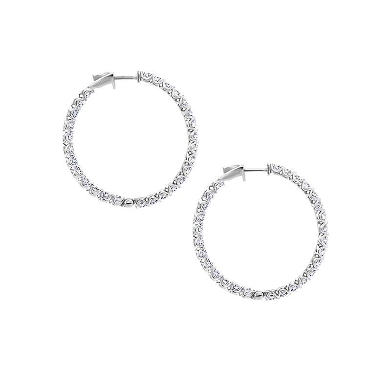 Eco by Papidu <p>  Earring </p> <p> 14k white gold  </p> <p> <FONT SIZE=2> 14799 </font> </p>