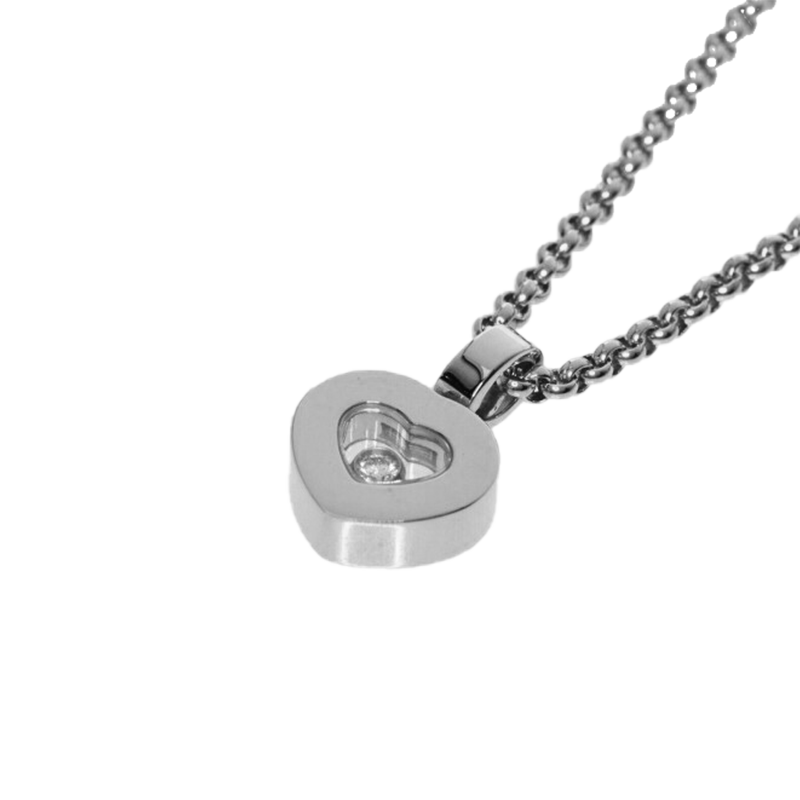 CHOPARD  <p>  Pendant  Happy Diamond</p> <p> 18k White gold diamond </p> <p> <FONT SIZE=2>  792897-1001 </font> </p>