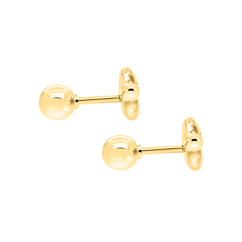 Papidú <p>  Baby Earring L</p> <p> 18k Yellow gold and diamond </p> <p> <FONT SIZE=2>  JBB-005-G </font> </p>