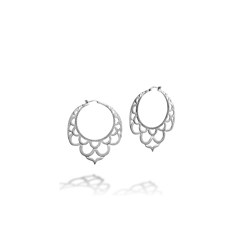 JOHN HARDY <p> Earring  Naga Hoop   </p> <p> Silver 925</p> <p> <FONT SIZE=2>  EB65625 </font> </p>