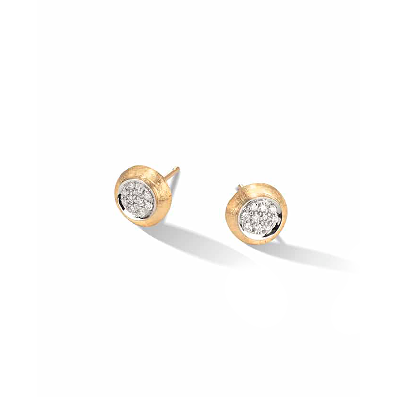 MARCO BICEGO <p> Earring  Delicati  </p> <p> 18k Yellow gold and diamond </p> <p> <FONT SIZE=2>  OB1377 B YW </font> </p>
