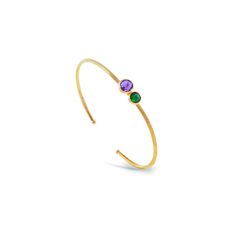 MARCO BICEGO <p>  Bracelet Jaipur</p> <p> 18k Yellow gold Amethyst tourmaline </p> <p> <FONT SIZE=2>  SB83 MIX186 Y </font> </p>