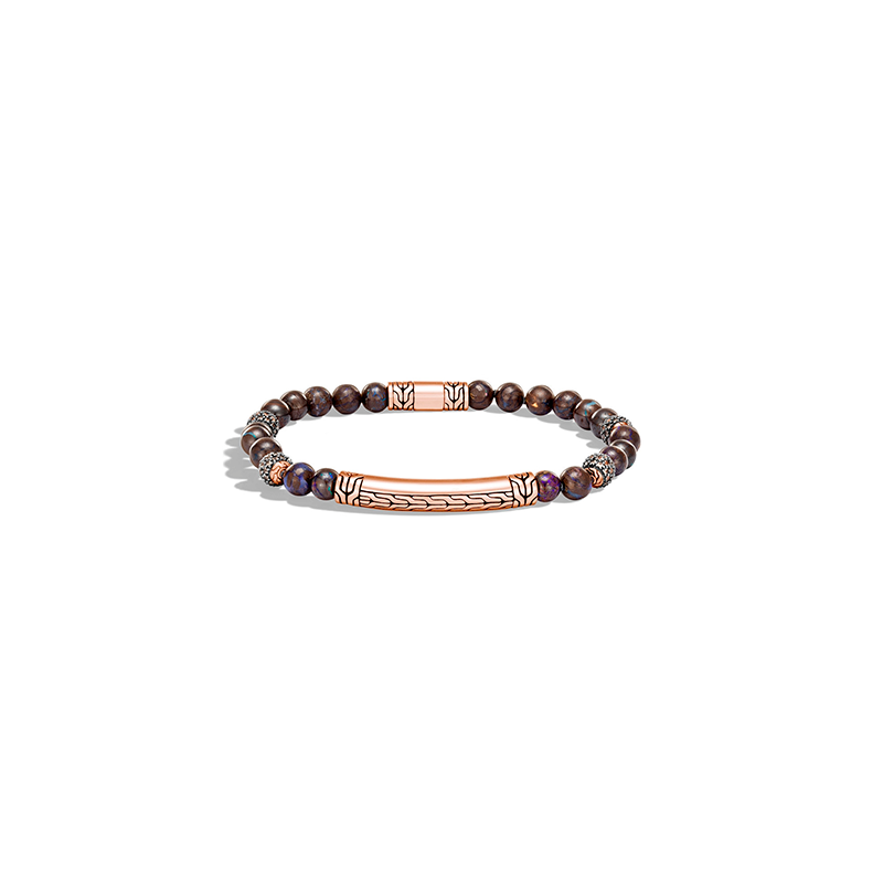JOHN HARDY  <p> Bracelet Classic Chain </p> <p>  Bronze Boulder Opal & Smoky Quartz  </p> <p> <FONT SIZE=2>  BMSOZ9326554BDO </font> </p>